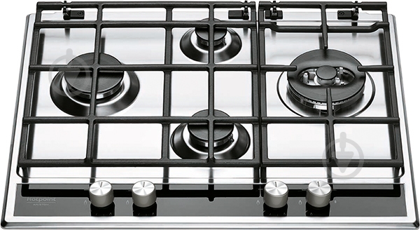 Варочная поверхность газовая Hotpoint PKLL 641 D2/IX/HA EE - фото 1 Варочная поверхность газовая Hotpoint PKLL 641 D2/IX/HA EE - фото 1