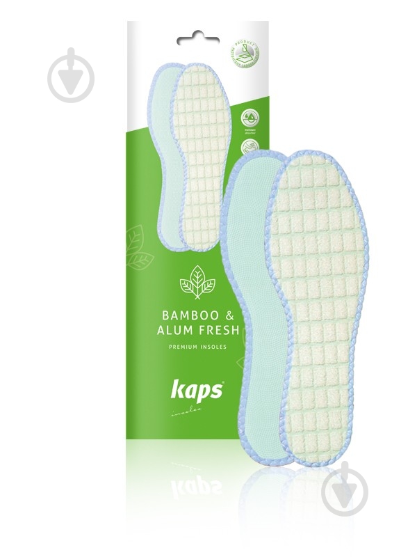 Стельки для стоп Bamboo & Alum Fresh 36 р Kaps р.36 белый - фото 1