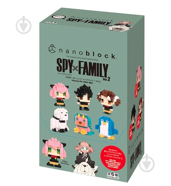 Конструктор із міні-цеглинок Nаnoblock Сім'я Шпигуна-2 124164 - фото 3 Конструктор із міні-цеглинок Nаnoblock Сім'я Шпигуна-2 124164 - фото 3