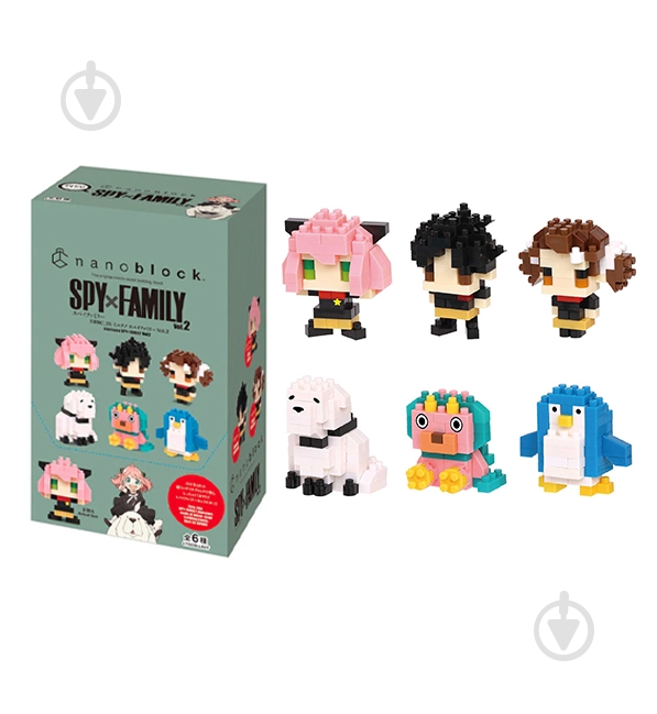 Конструктор із міні-цеглинок Nаnoblock Сім'я Шпигуна-2 124164 - фото 1 Конструктор із міні-цеглинок Nаnoblock Сім'я Шпигуна-2 124164 - фото 1