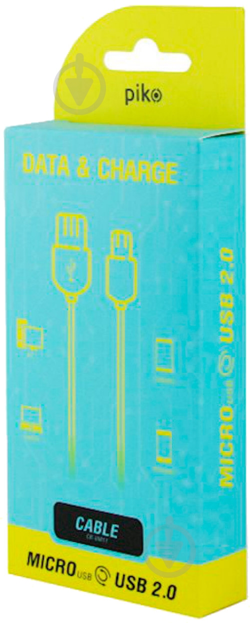 Кабель Piko Lightning – USB 1 м белый - фото 2