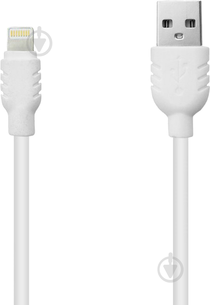 Кабель Piko Lightning – USB 1 м белый - фото 1