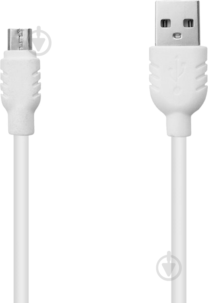 Кабель Piko USB – microUSB 1 м белый CB-UM11 - фото 1