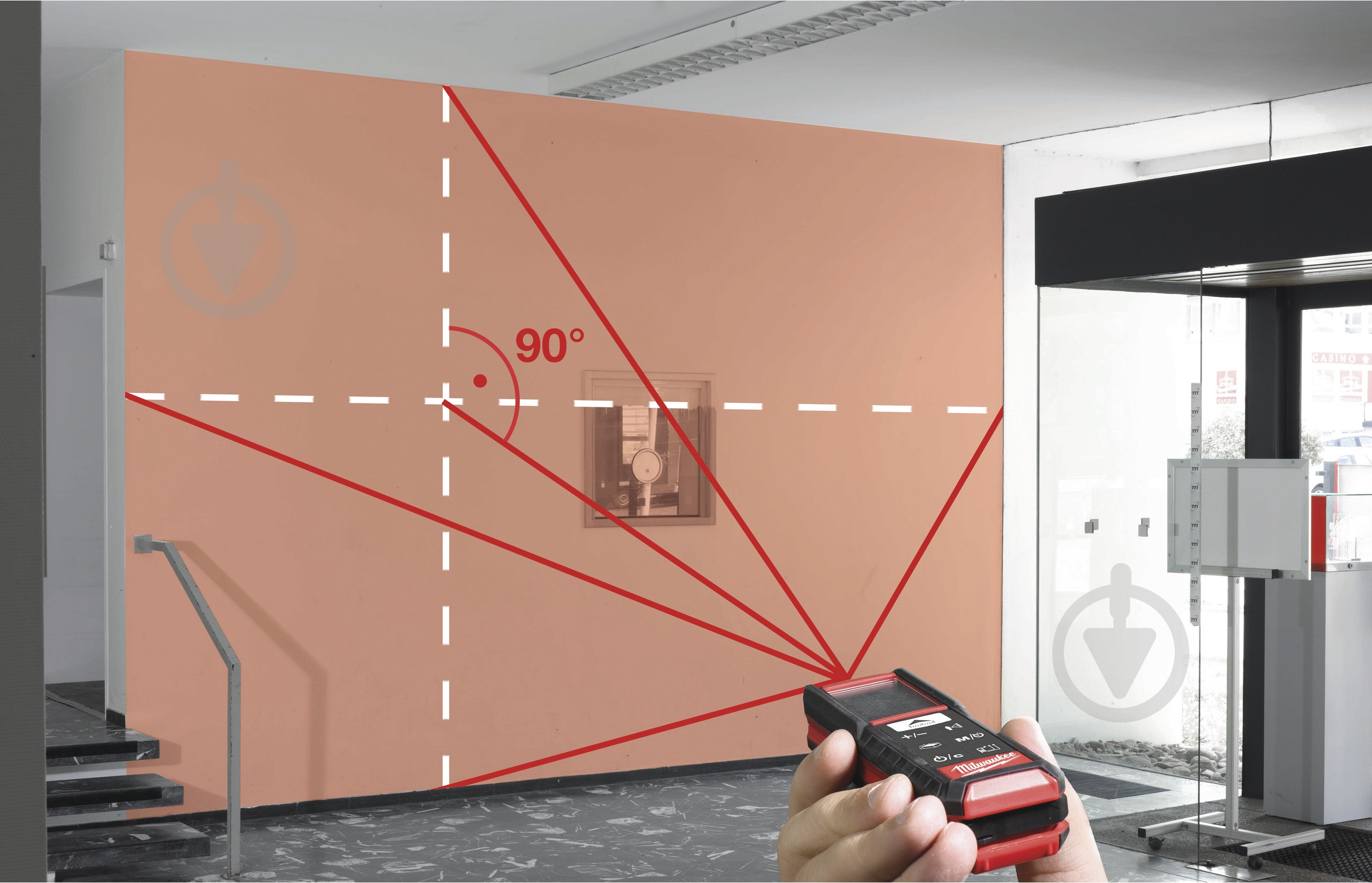 Уровень лазерный Milwaukee LDM50 4933447700 - фото 4 Уровень лазерный Milwaukee LDM50 4933447700 - фото 4