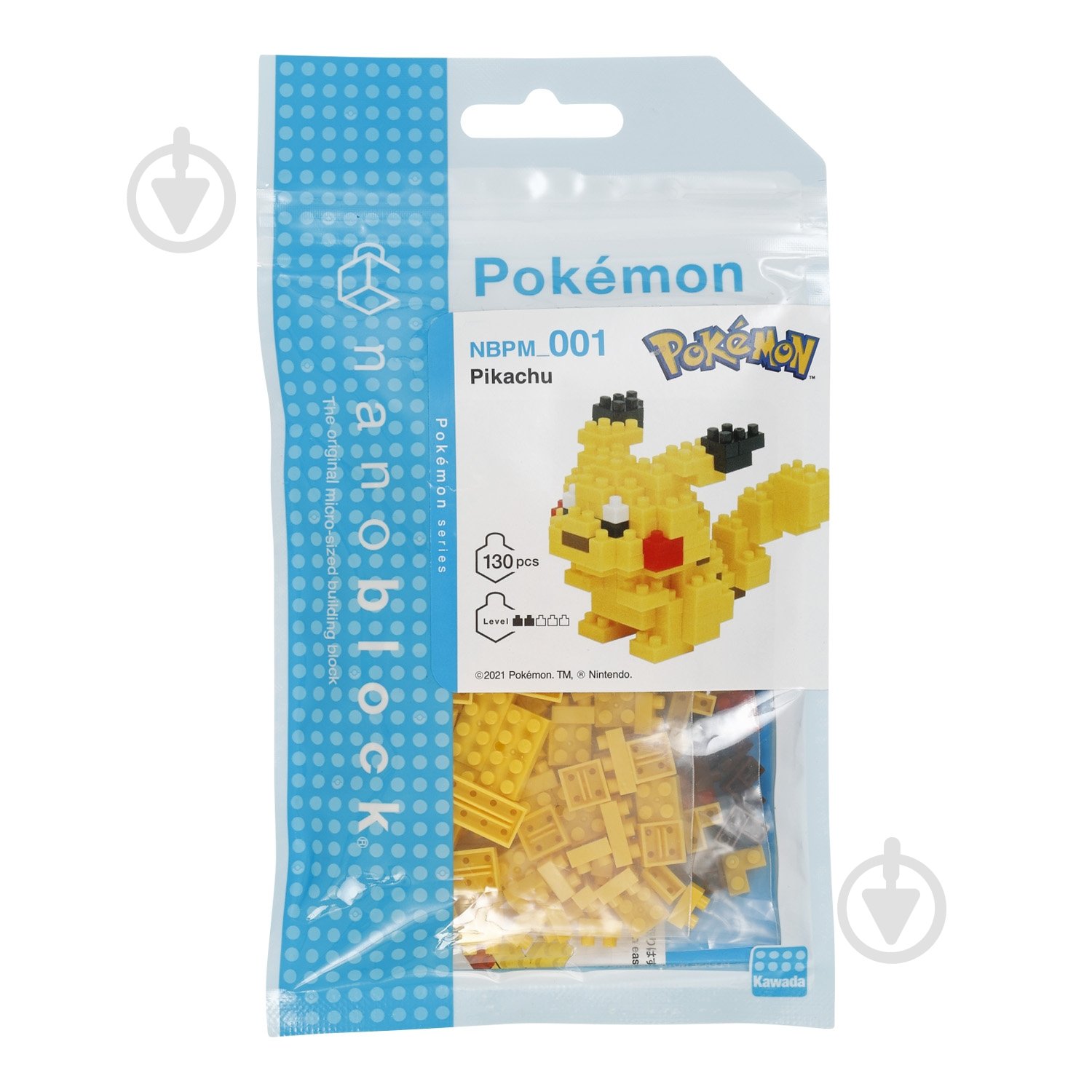 Конструктор із міні-цеглинок Nаnoblock Пікачу 124137 - фото 4 Конструктор із міні-цеглинок Nаnoblock Пікачу 124137 - фото 4
