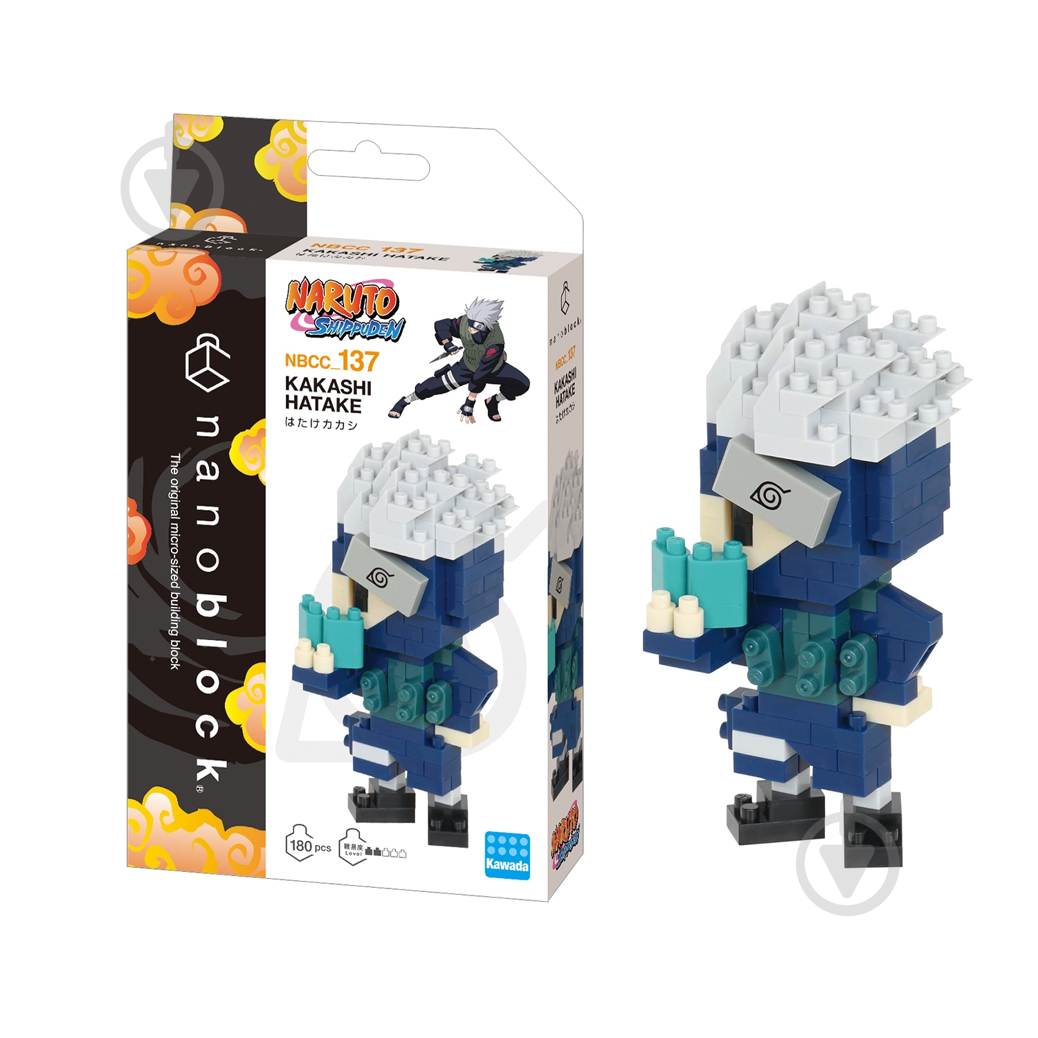 Конструктор із міні-цеглинок Nаnoblock Какаші 124135 - фото 1 Конструктор із міні-цеглинок Nаnoblock Какаші 124135 - фото 1