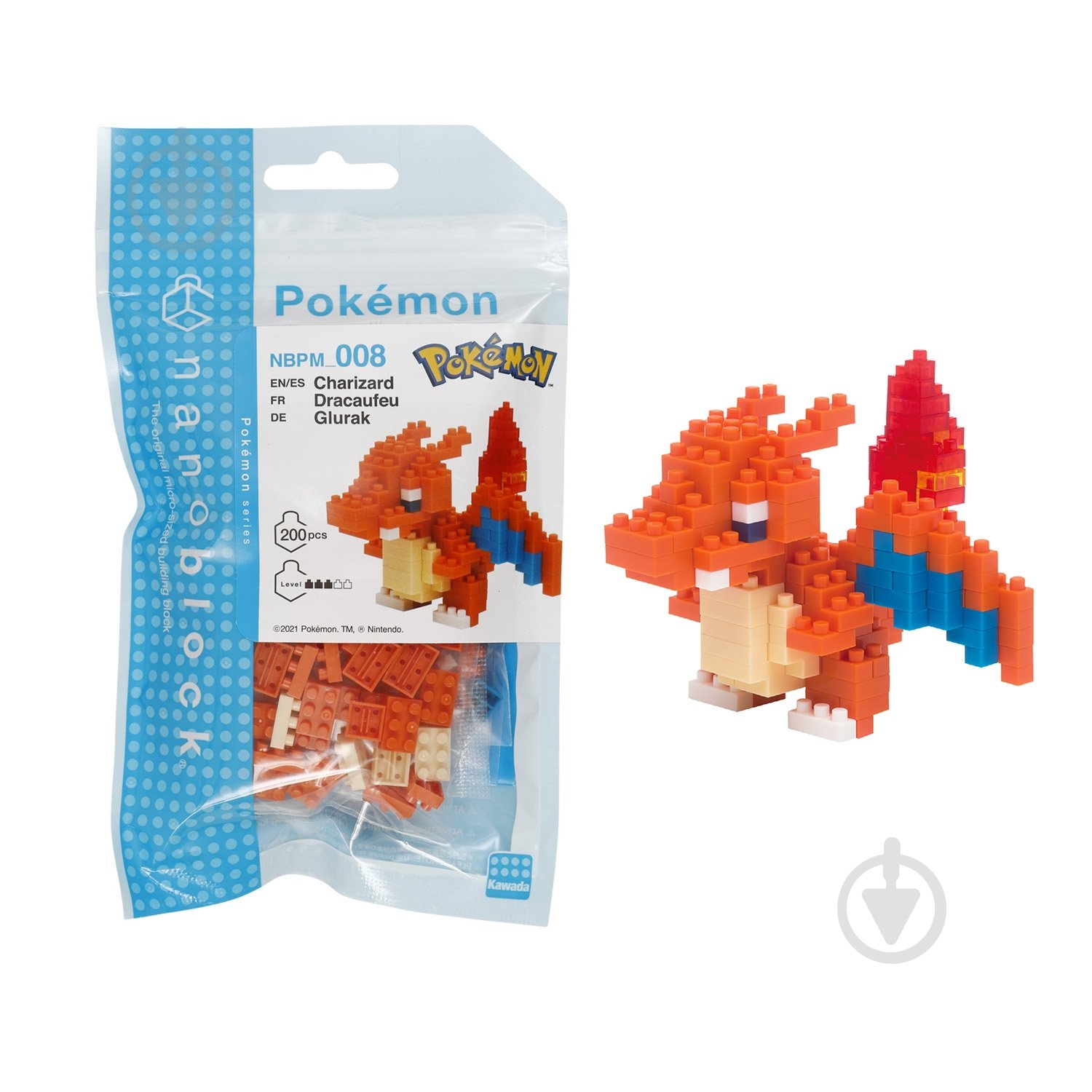 Конструктор із міні-цеглинок Nаnoblock Чарізард 124146 - фото 1 Конструктор із міні-цеглинок Nаnoblock Чарізард 124146 - фото 1