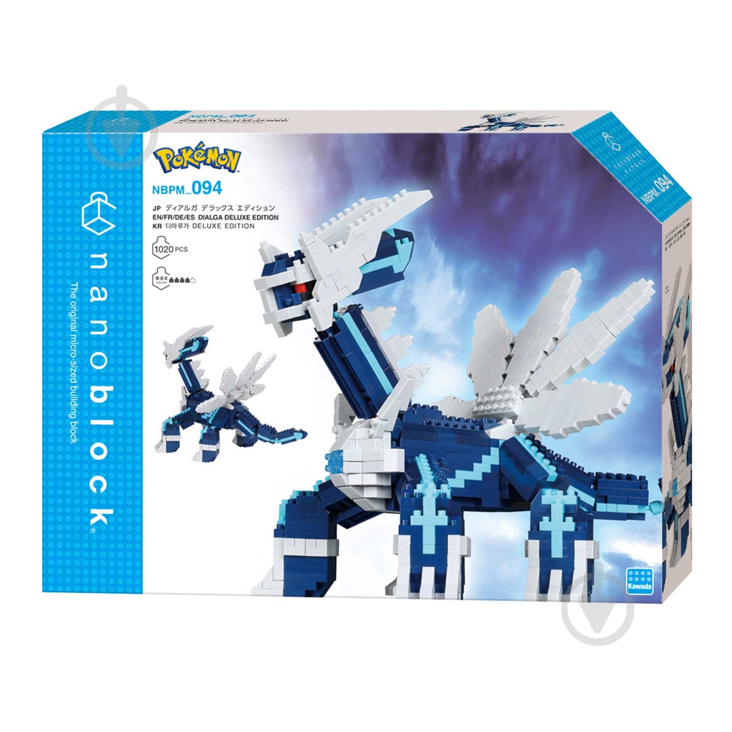 Конструктор из мини-кирпичиков Nаnoblock Диалга Делюкс 124161 - фото 3 Конструктор из мини-кирпичиков Nаnoblock Диалга Делюкс 124161 - фото 3