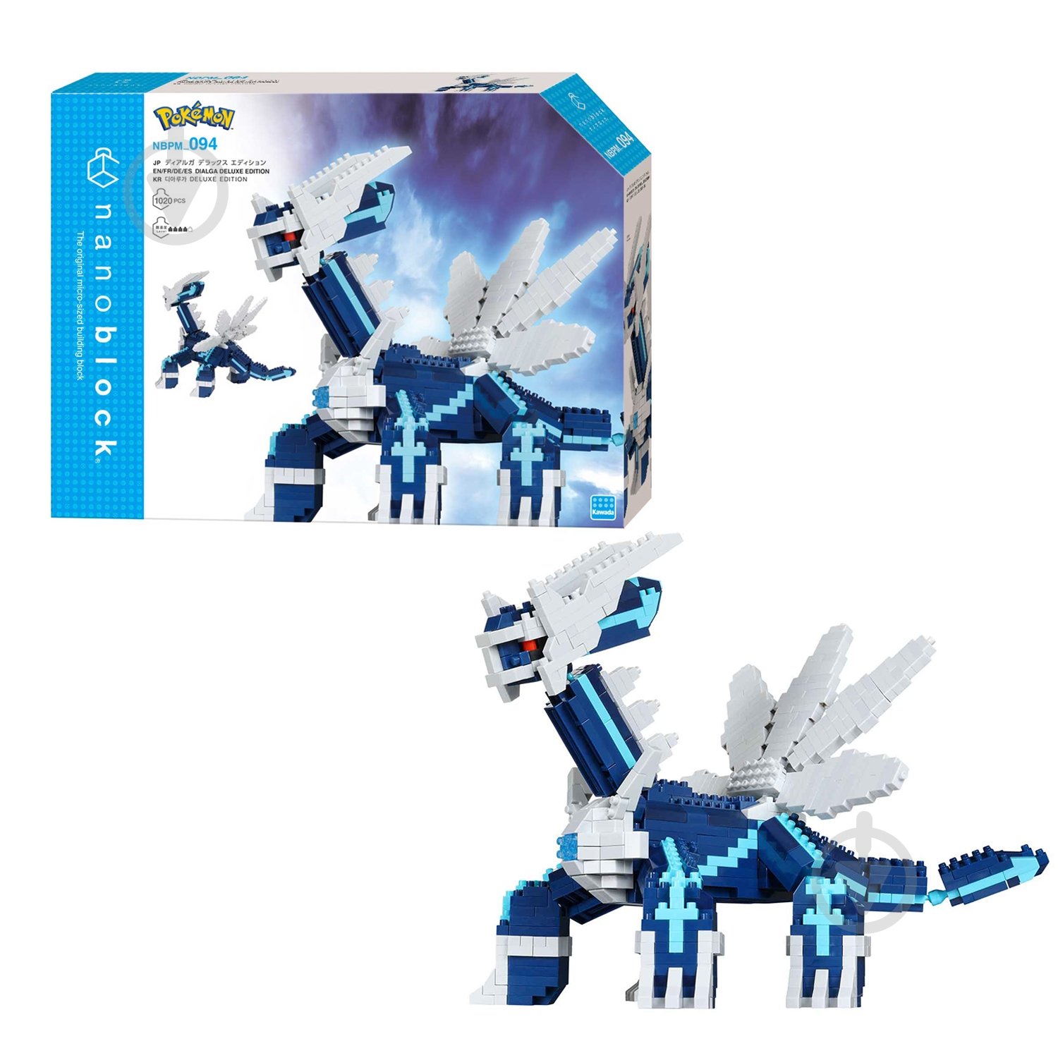 Конструктор из мини-кирпичиков Nаnoblock Диалга Делюкс 124161 - фото 1 Конструктор из мини-кирпичиков Nаnoblock Диалга Делюкс 124161 - фото 1