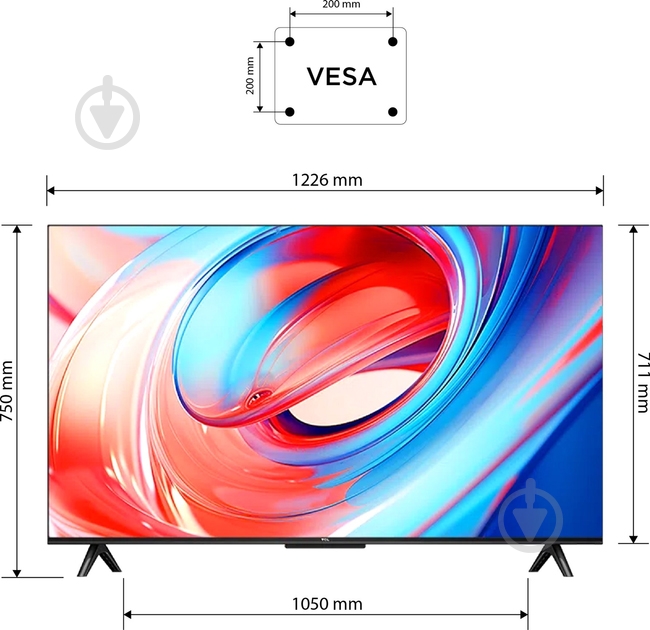 Телевізор TCL 55V6B - фото 7