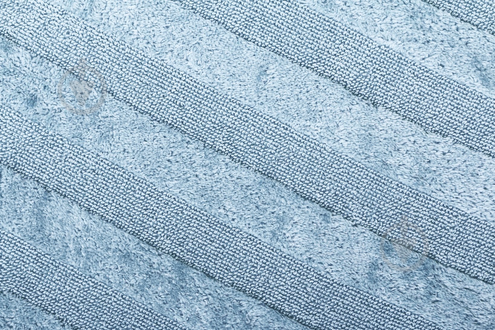 Простирадло махрове 200x220 см 371 блакитний - фото 3