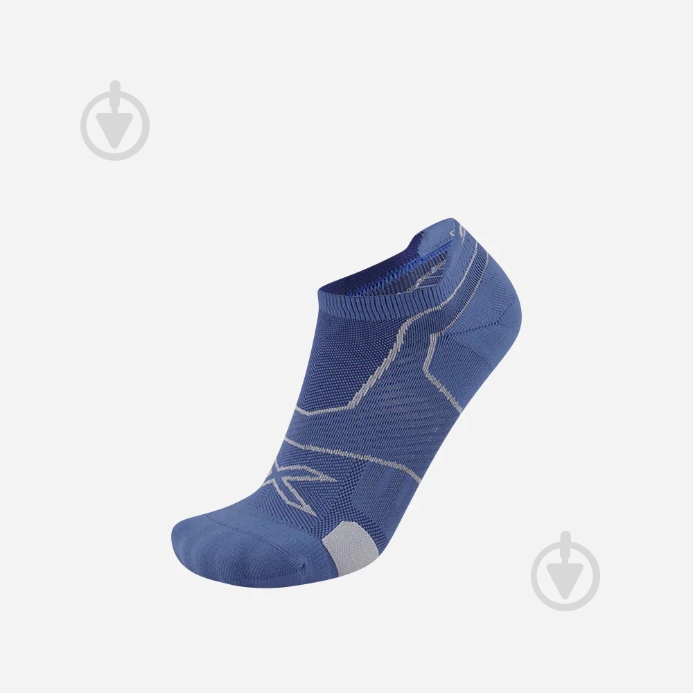 Шкарпетки 2XU Vectr Cushion No Show Socks UA5043e_BSL/GRY р.42-46 синій - фото 1