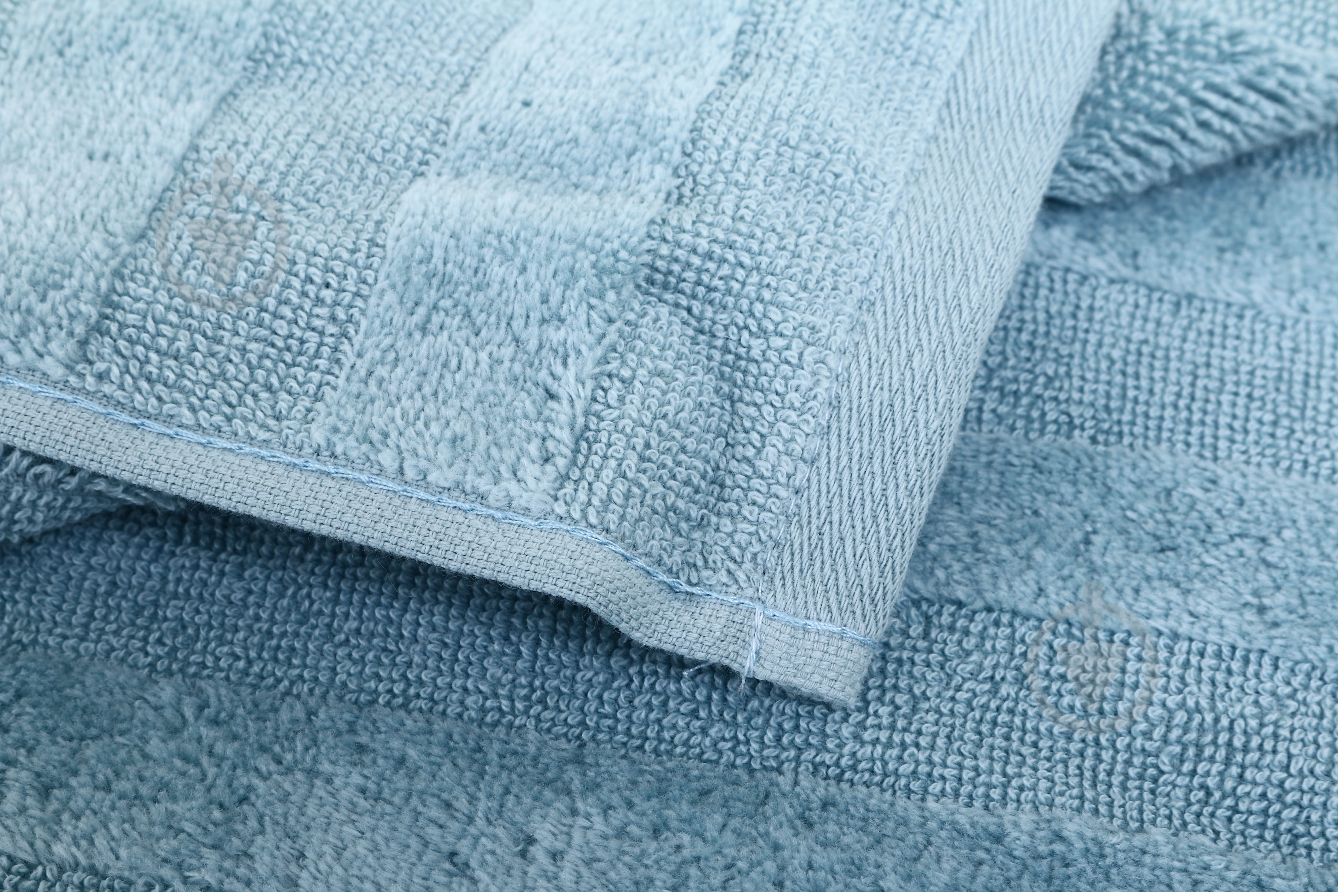 Набор полотенец 70x140 см 371 голубой - фото 6 Набор полотенец 70x140 см 371 голубой - фото 6