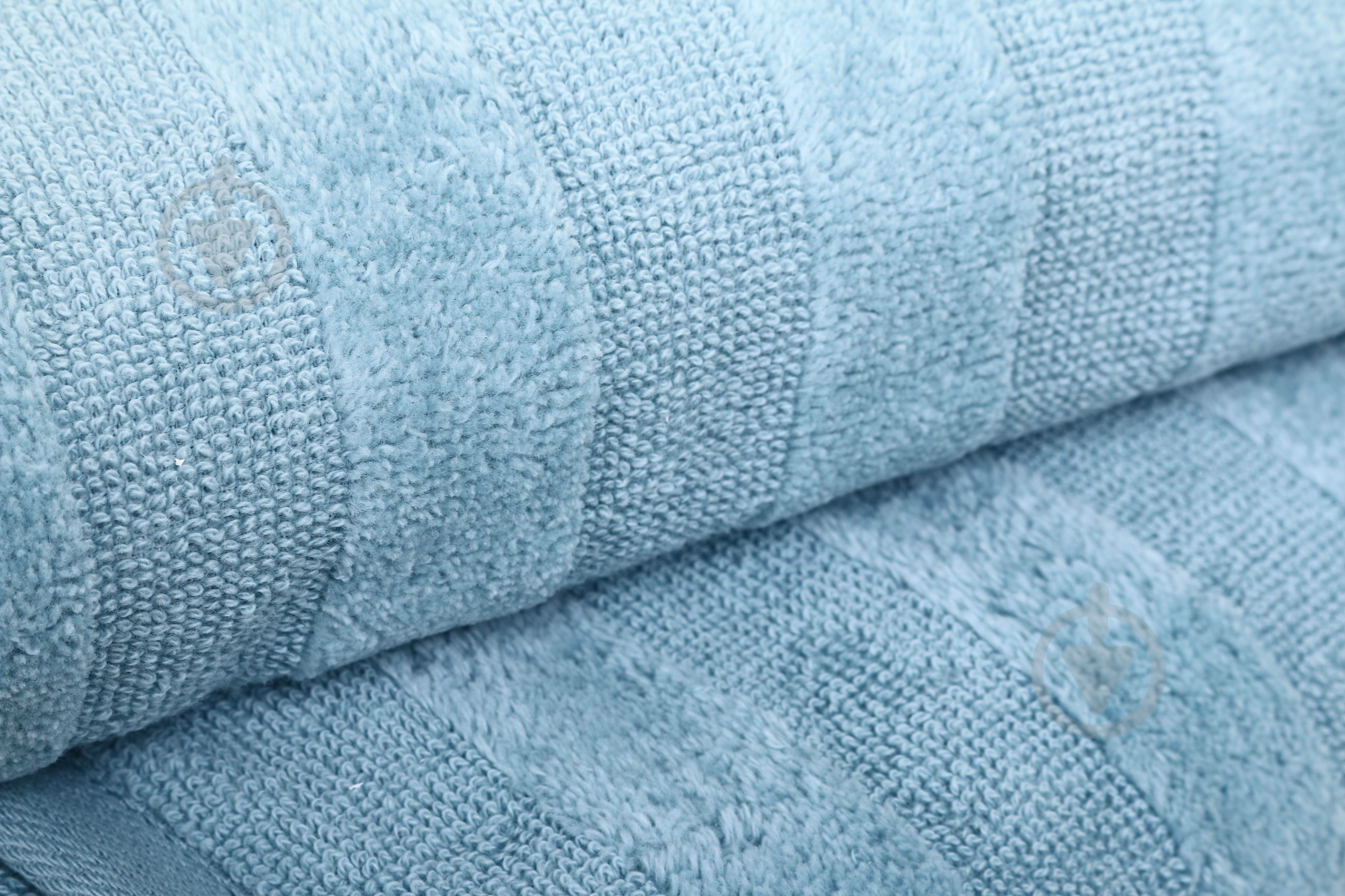 Набор полотенец 70x140 см 371 голубой - фото 7 Набор полотенец 70x140 см 371 голубой - фото 7