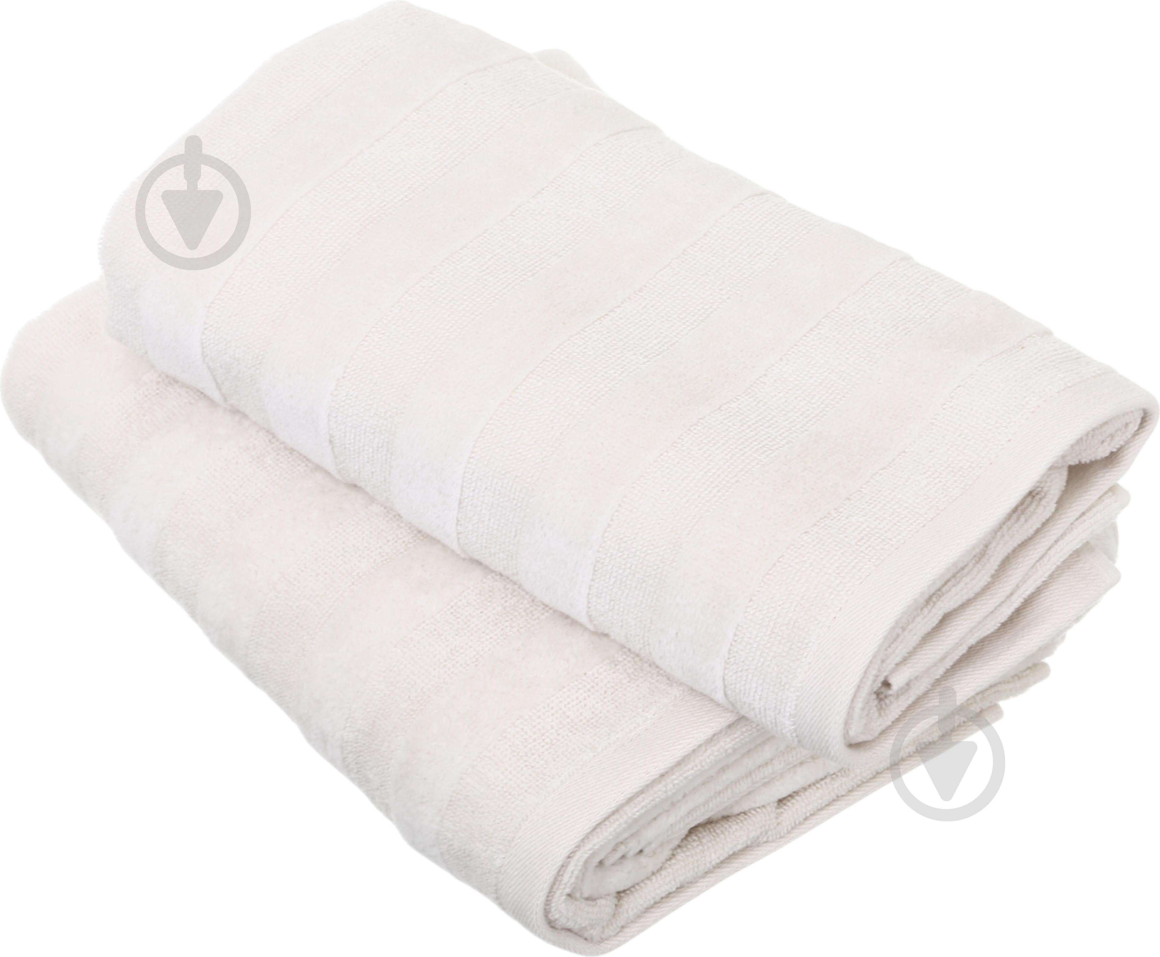 Набор полотенец махровых 70x140 см ваниль - фото 3 Набор полотенец махровых 70x140 см ваниль - фото 3