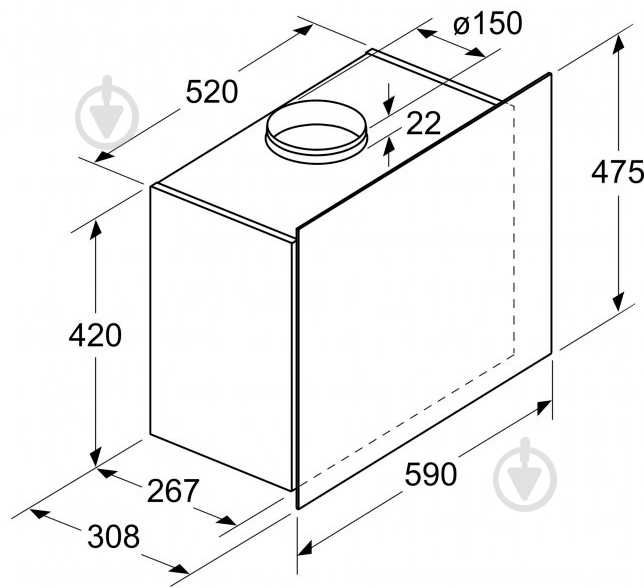 Вытяжка Bosch DWF65AJ20T - фото 6