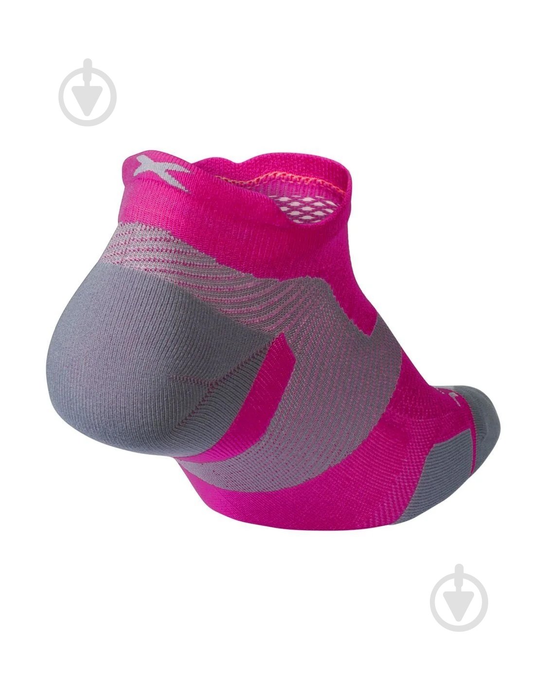 Шкарпетки 2XU Vectr Light Cushion No Show UA5042e_MAG/LGY р.42-46 рожевий - фото 2