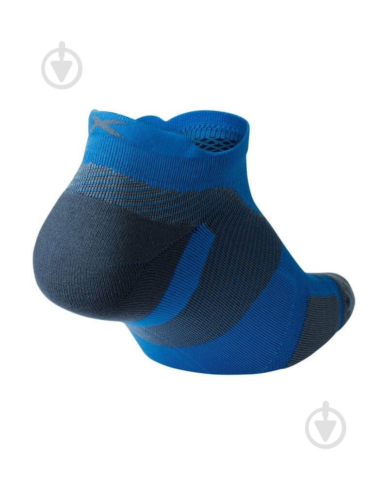 Шкарпетки 2XU Vectr Light Cushion No Show UA5042e_VBB/GRY р.42-46 синій - фото 2
