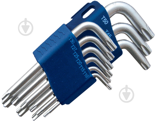 Набор ключей Torx KING ROY HEX L 9 предметов 7451 - фото 1