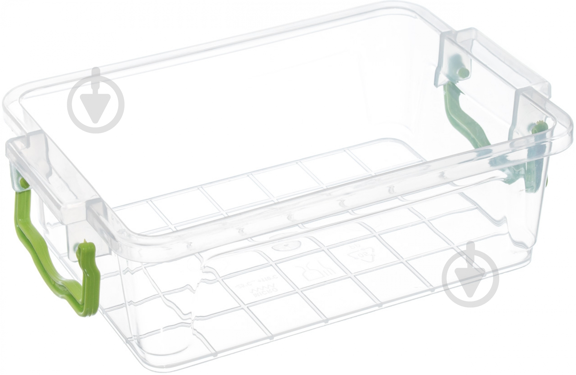 Контейнер для зберігання із кришкою Ал-Пластик №19 (харчовий пластик) 95x170x265 мм - фото 3