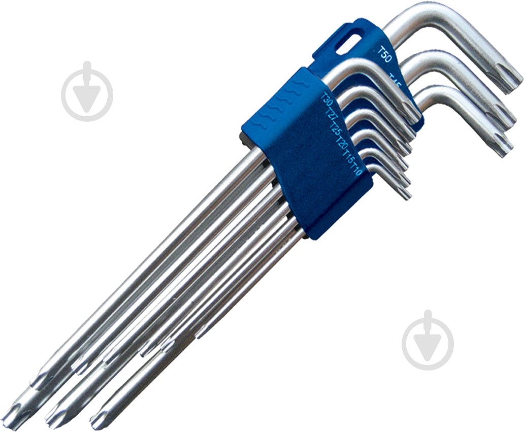 Набор ключей Torx KING ROY HEX L 9 предметов 7474 - фото 1