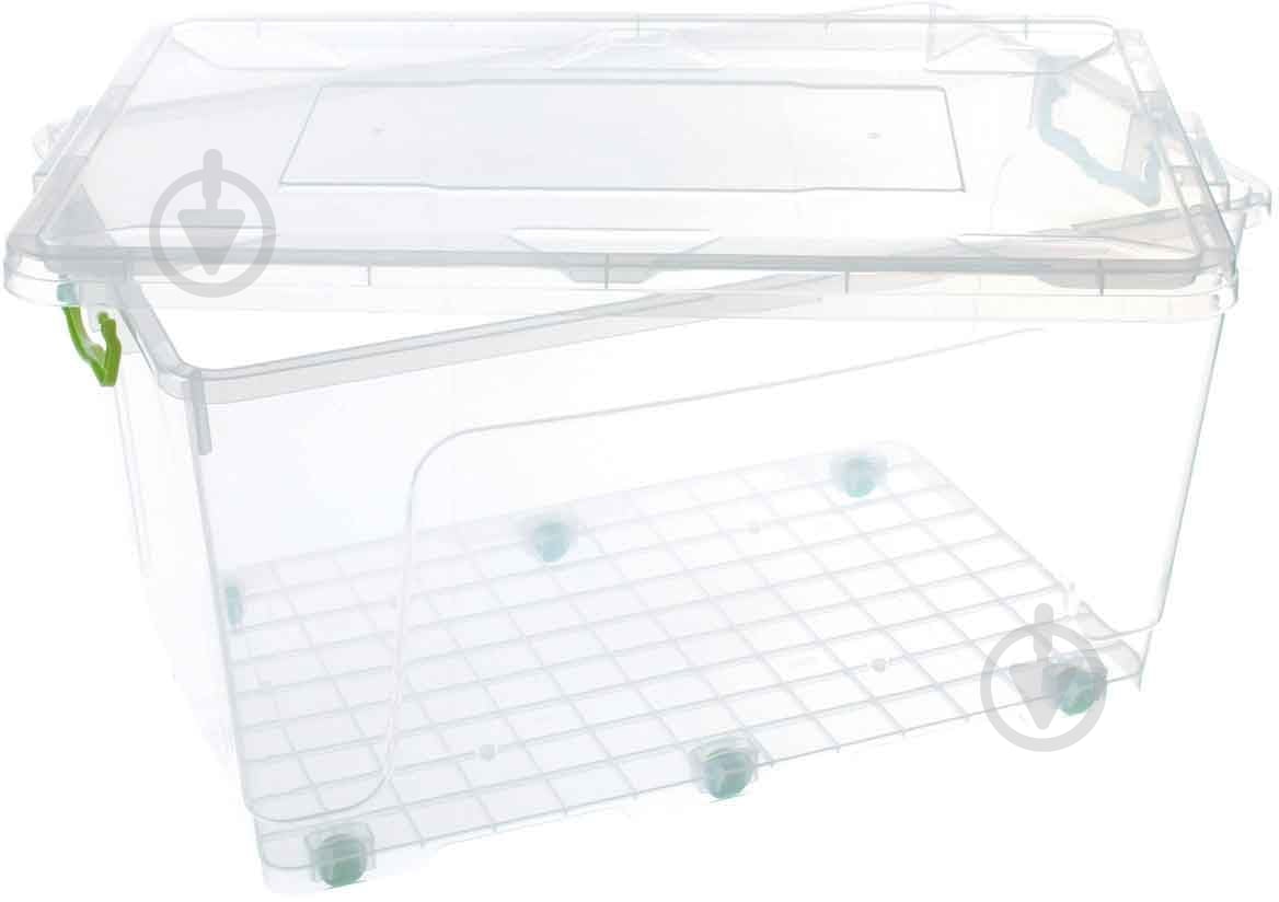 Контейнер для зберігання Ал-Пластик №23 (харчовий пластик) 382x450x710 мм - фото 2