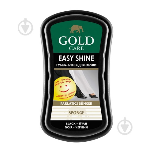 Губка-блеск GoldCare Easy shine черный - фото 1