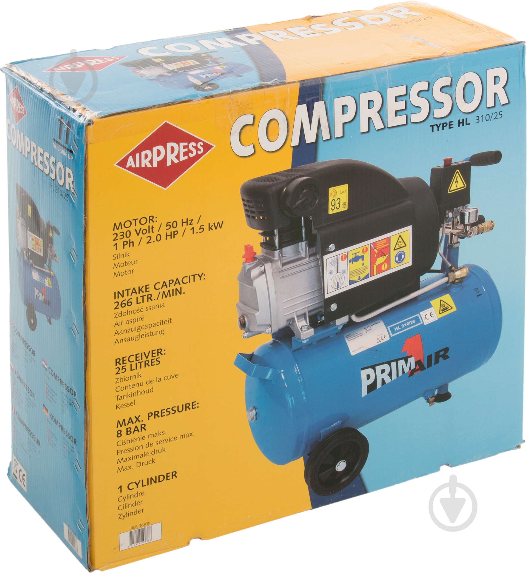 Компрессор Airpress PRIMAIR HL 310-25 - фото 6