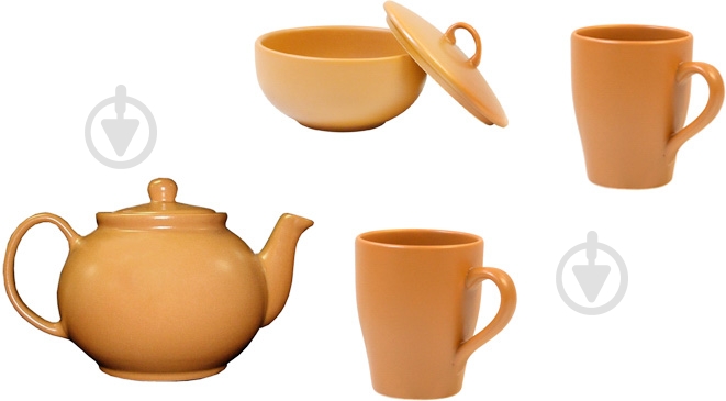 Набор для чая Keramia Терракота 4 предмета 24-237-058 - фото 1