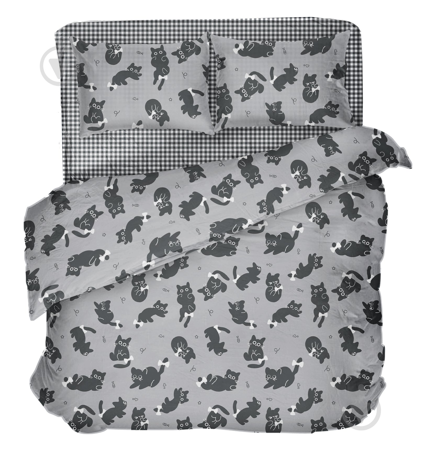 Комплект постельного белья 2.0 PAWSY мультиколор Luna - фото 1 Комплект постельного белья 2.0 PAWSY мультиколор Luna - фото 1