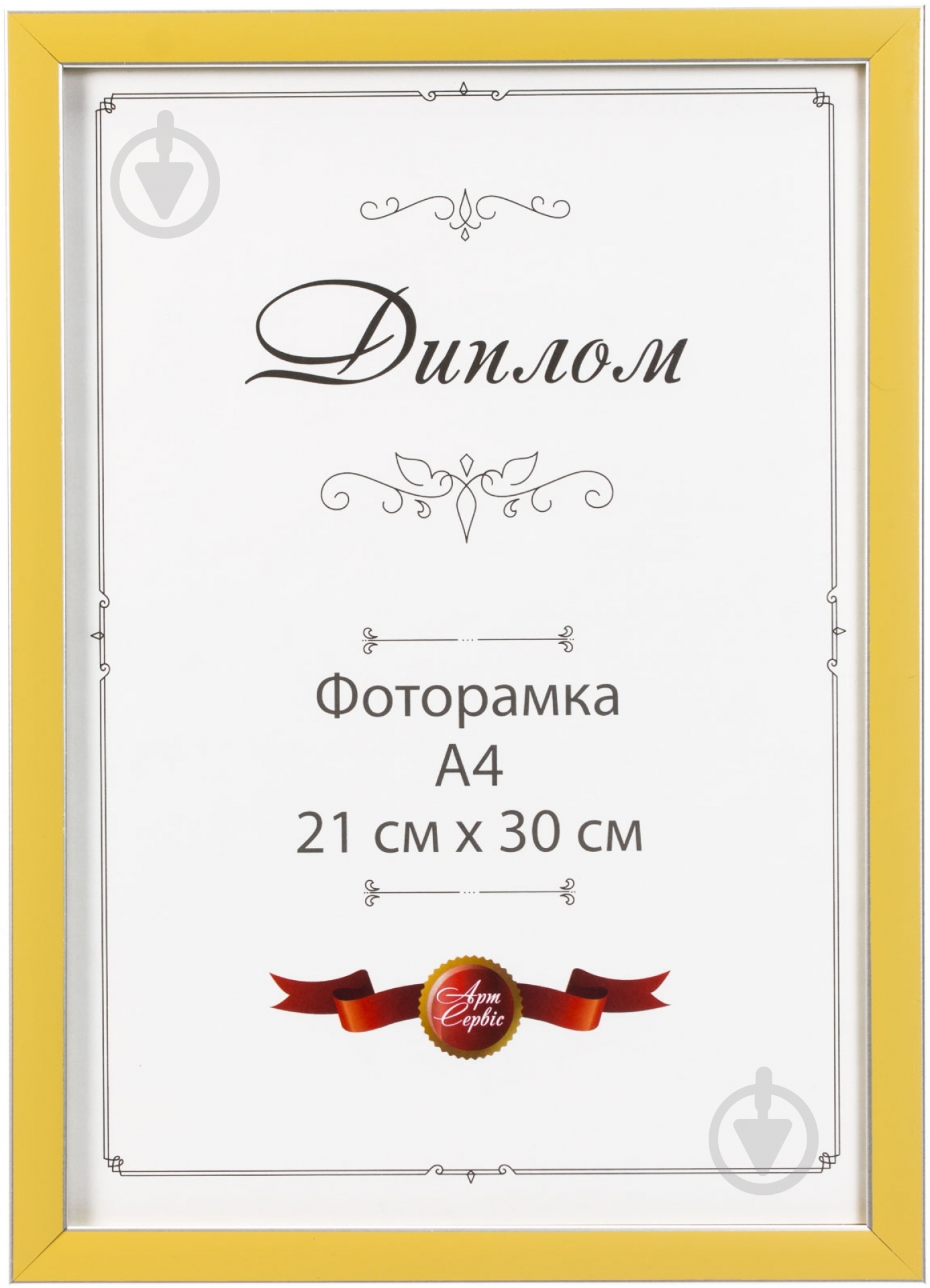 Рамка для фото ЭА00004 1 фото 21х30 см желтый - фото 1