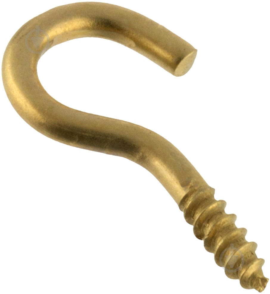 Шуруп універсальний с C-крюком 2,0х20 мм 10 шт латунь EXPERT FIX - фото 1 Шуруп універсальний с C-крюком 2,0х20 мм 10 шт латунь EXPERT FIX - фото 1
