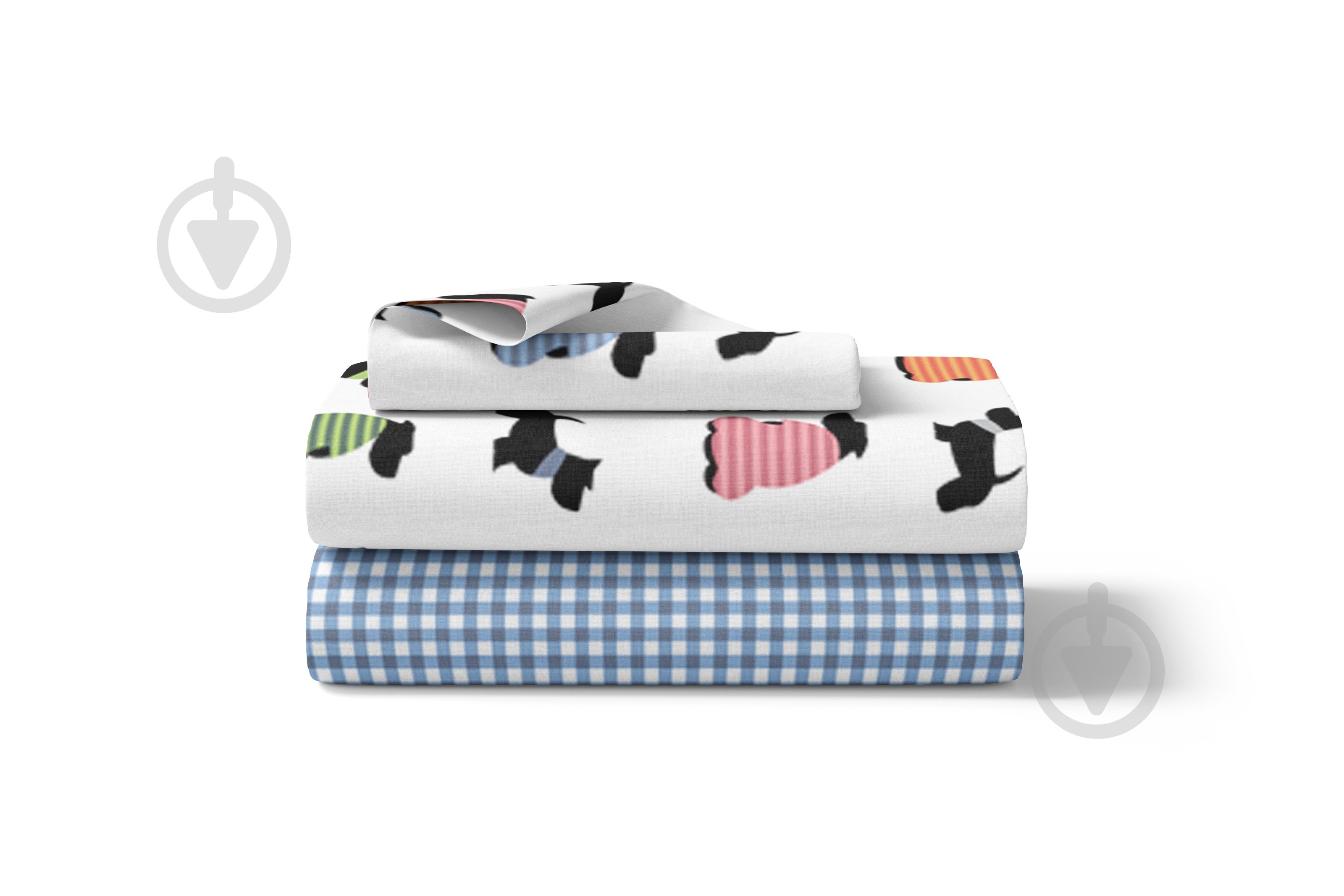 Комплект постільної білизни 1.5 TERRY мультиколор Luna - фото 4 Комплект постільної білизни 1.5 TERRY мультиколор Luna - фото 4