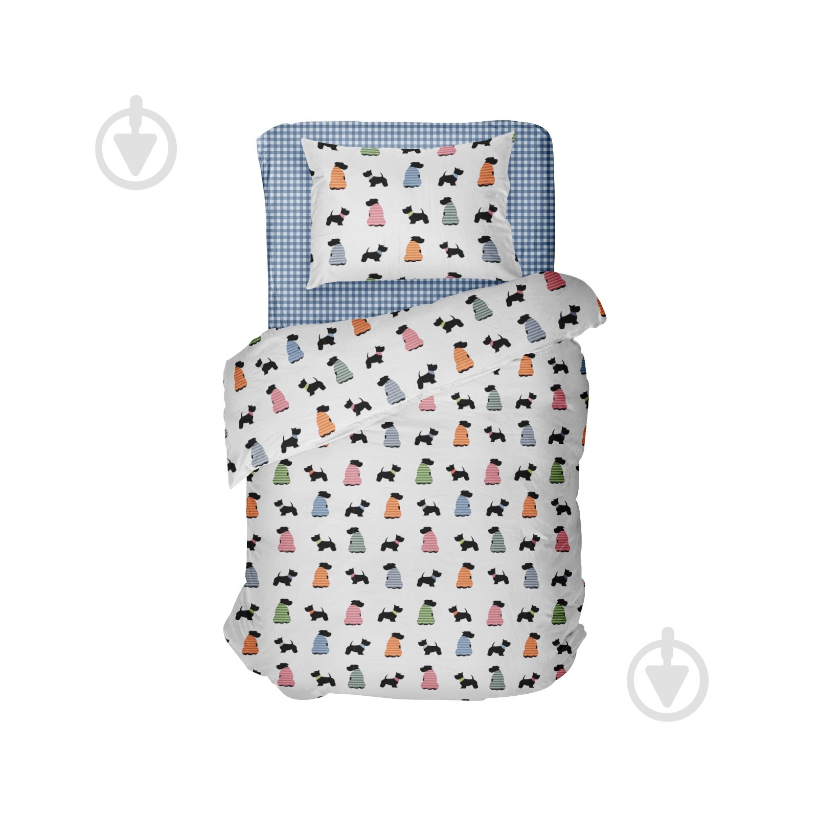 Комплект постільної білизни 1.5 TERRY мультиколор Luna - фото 1 Комплект постільної білизни 1.5 TERRY мультиколор Luna - фото 1