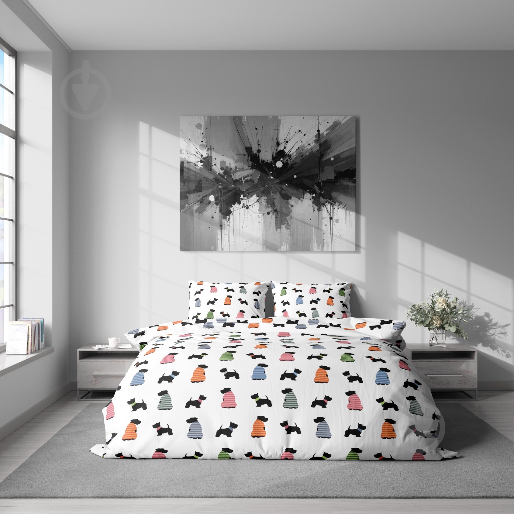 Комплект постельного белья 2.0 TERRY мультиколор Luna - фото 3 Комплект постельного белья 2.0 TERRY мультиколор Luna - фото 3