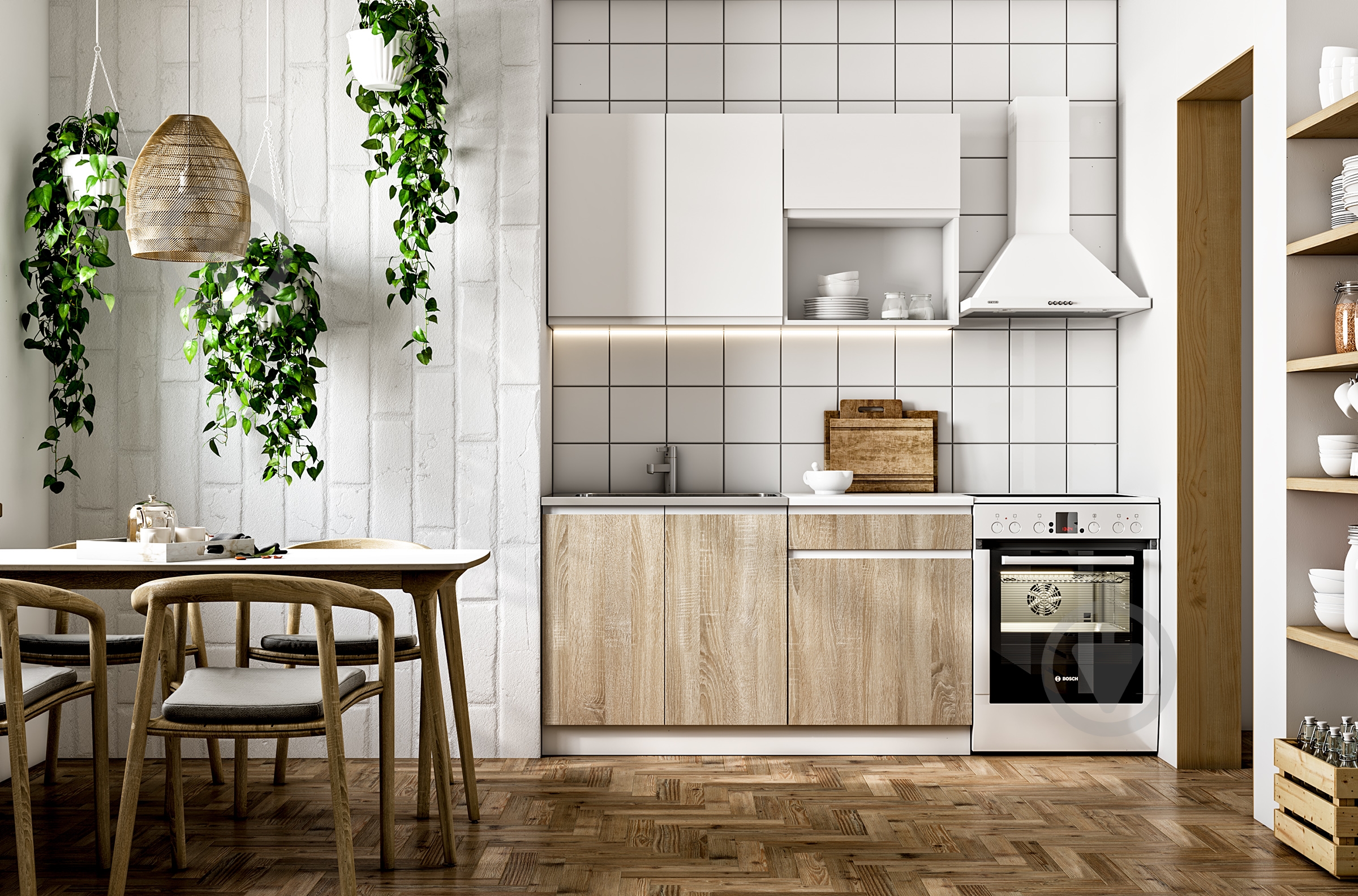 Кухня Кэти Грейд ЛДСП 1,4 м - фото 4