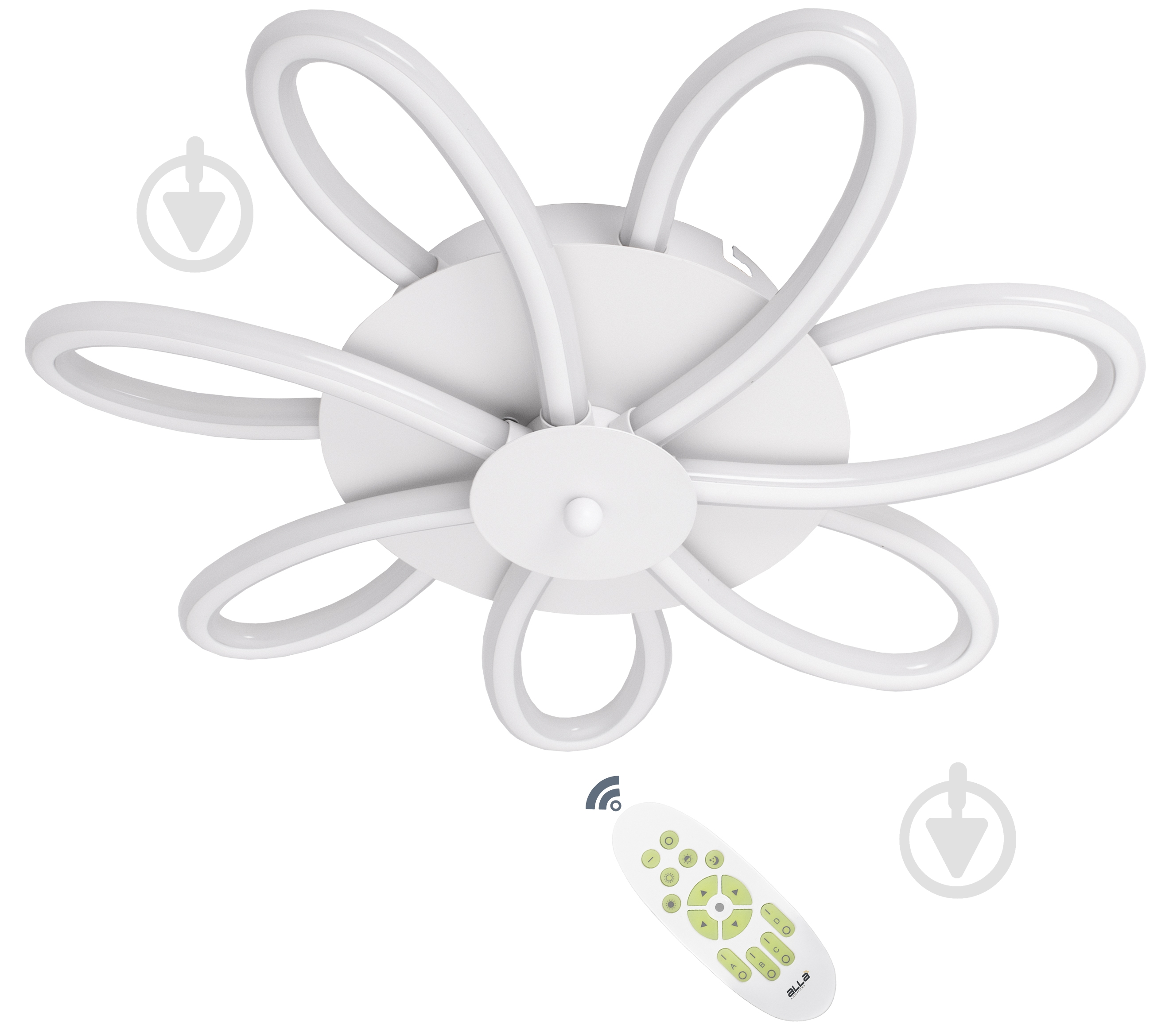 Люстра светодиодная ALLA-lighting Astra 82 Вт LED-модуль белый - фото 1