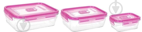 Набор емкостей Luminarc Pure Box Active Neon 3 шт (N0332) - фото 1