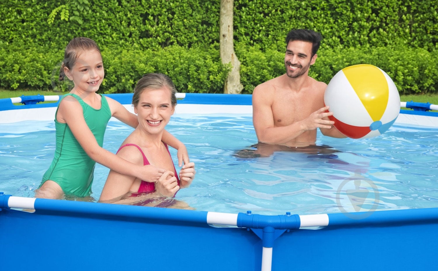 Басейн каркасний Bestway 396x84 см (5612E) з фільтр-насосом - фото 7