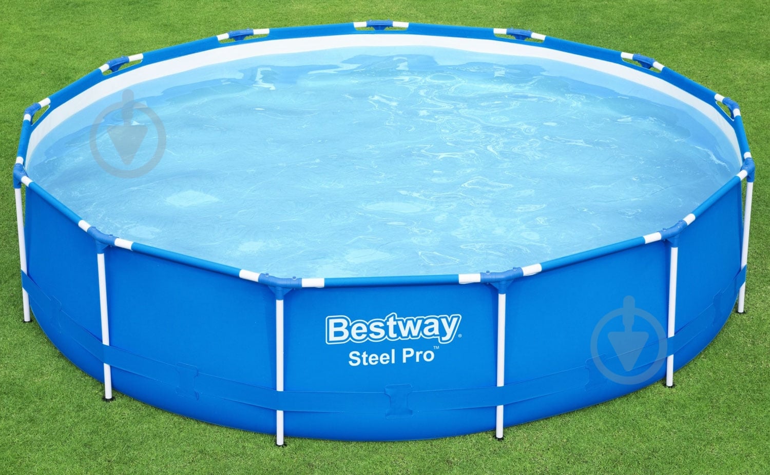 Басейн каркасний Bestway 396x84 см (5612E) з фільтр-насосом - фото 5