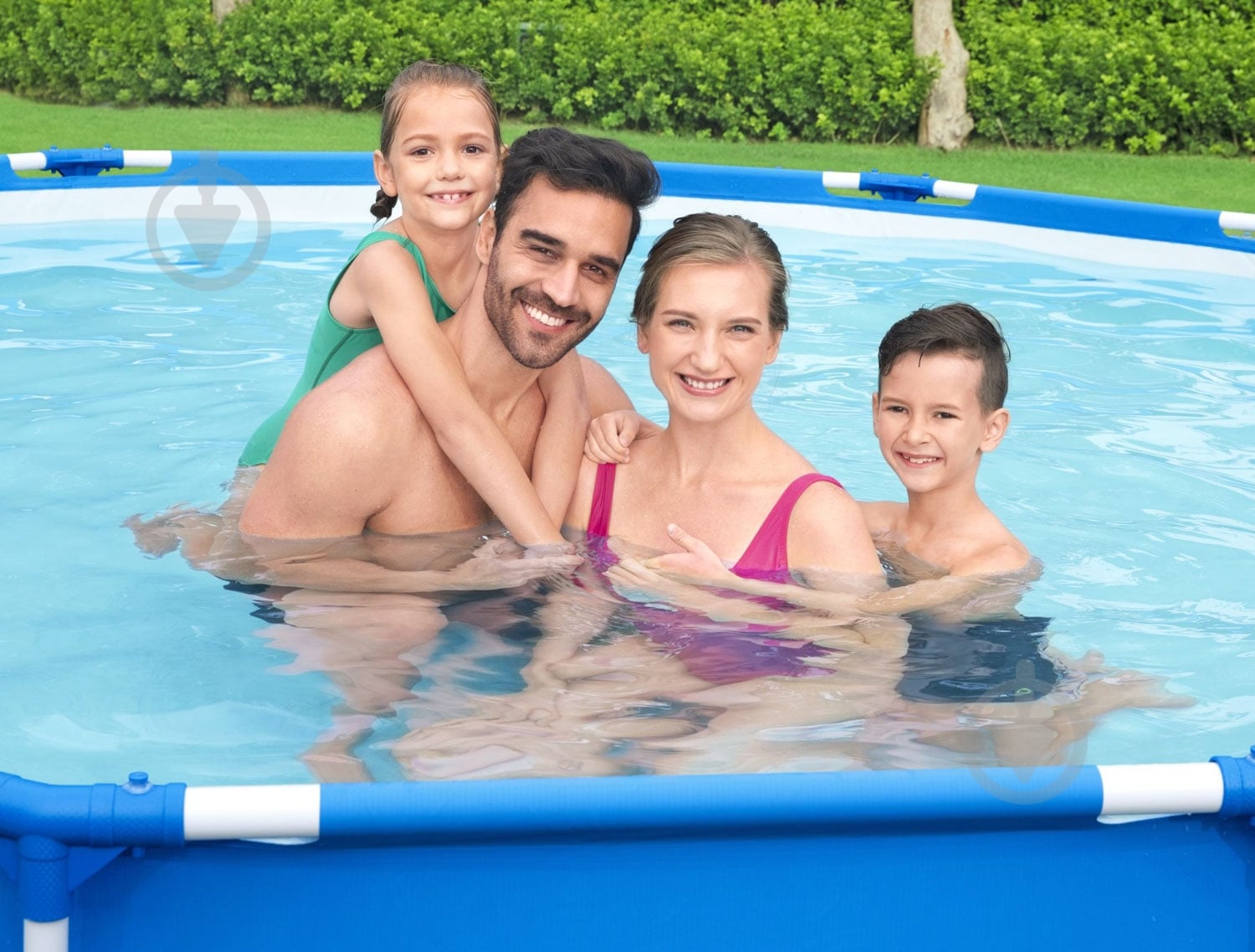 Басейн каркасний Bestway 396x84 см (5612E) з фільтр-насосом - фото 8