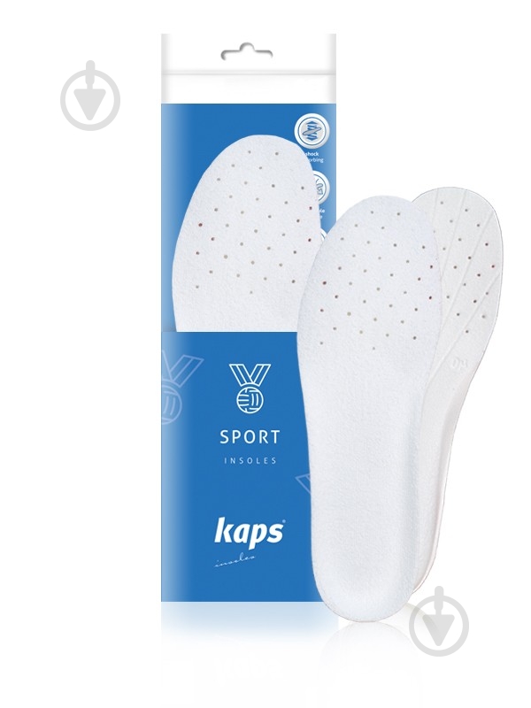 Стельки для стоп Sport 45 р Kaps р.45 белый - фото 1
