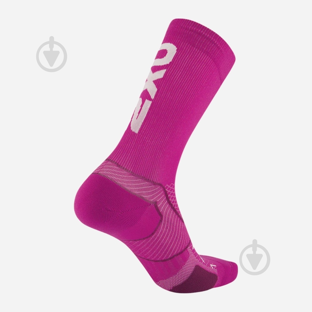 Шкарпетки 2XU Vectr Cushion Crew Socks UA5053e_HVT/WHT р.42-46 чорний - фото 2