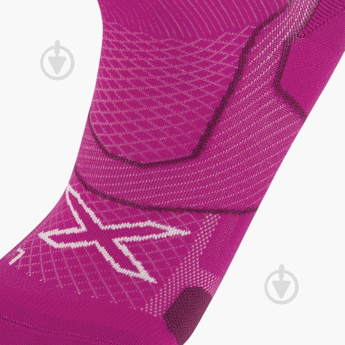 Шкарпетки 2XU Vectr Cushion Crew Socks UA5053e_HVT/WHT р.42-46 чорний - фото 3