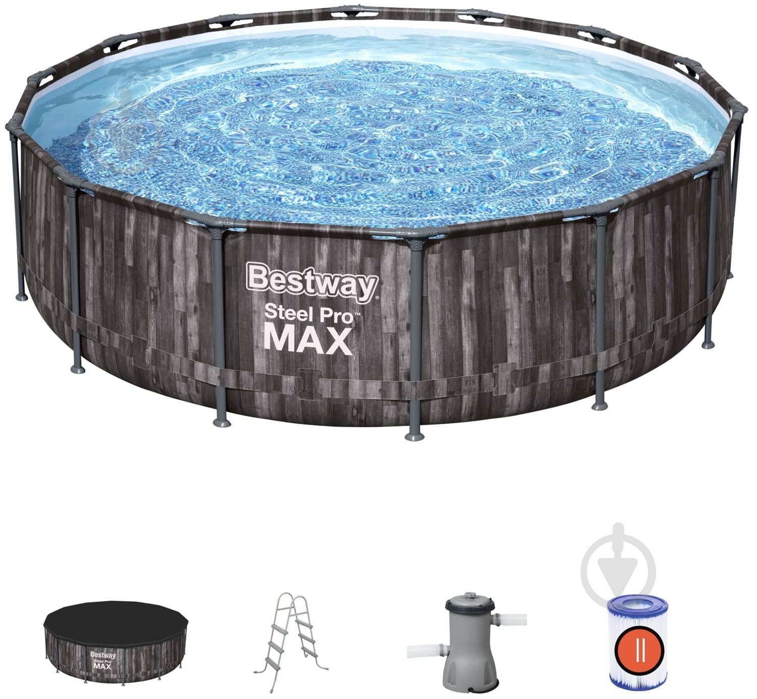 Басейн каркасний Bestway 5614Z 427x107 см 13030 л - фото 5 Басейн каркасний Bestway 5614Z 427x107 см 13030 л - фото 5