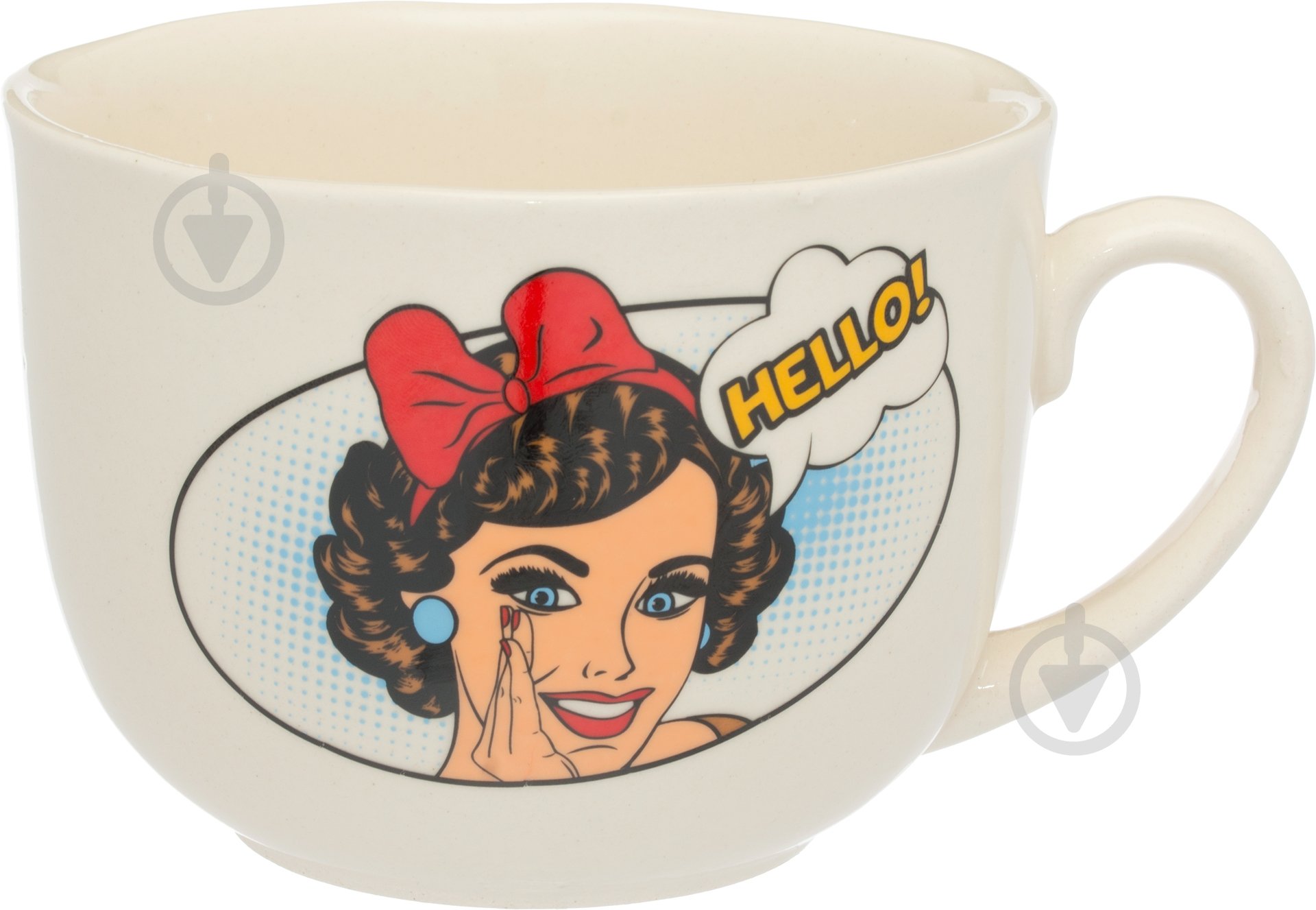 Чашка Pin up 500 мл белая - фото 1