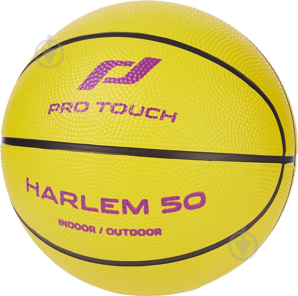 Баскетбольний м'яч Pro Touch Harlem 50 310324-900181 р. 1 жовтий - фото 1