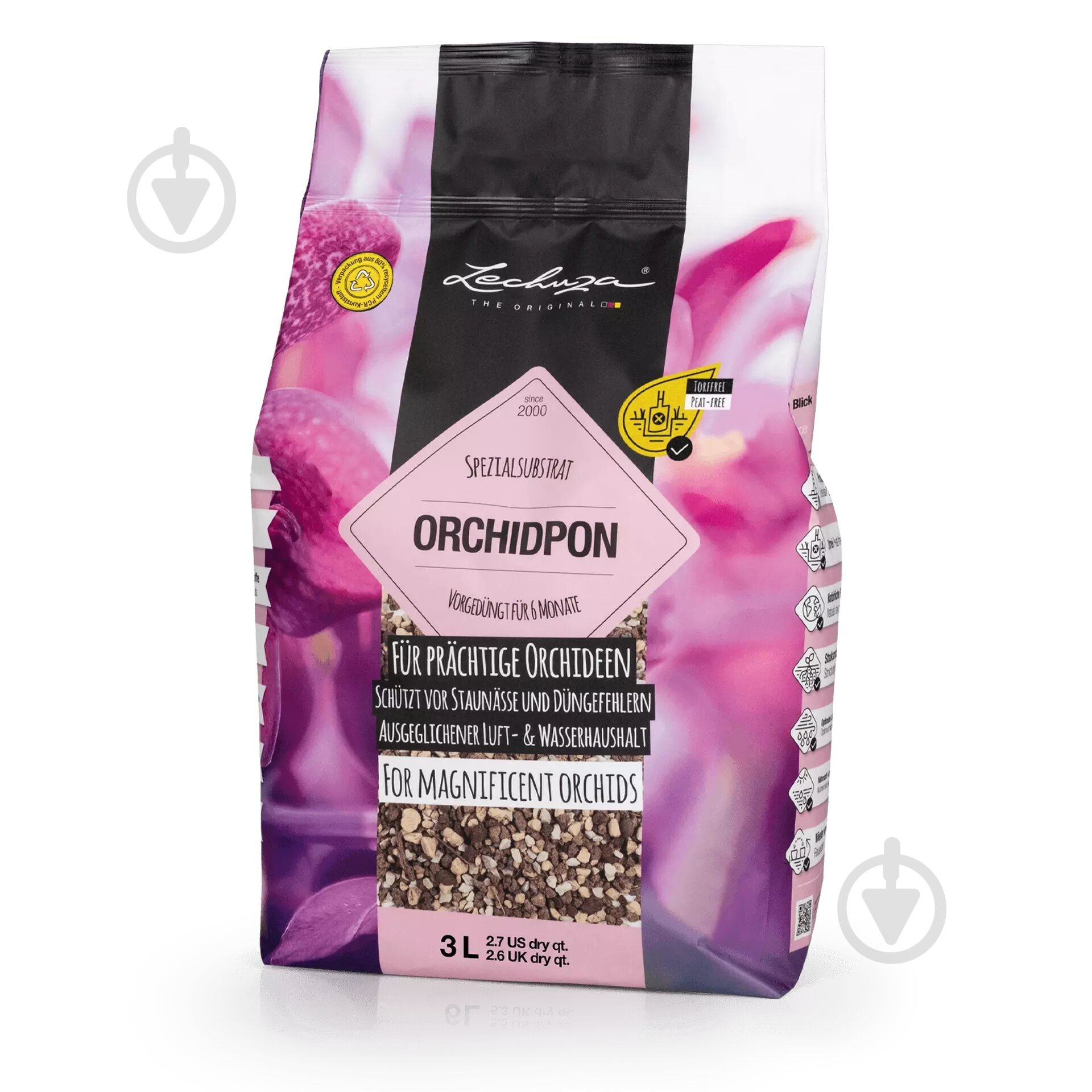 Субстрат Orchidpon 3 л 19580 - фото 1 Субстрат Orchidpon 3 л 19580 - фото 1