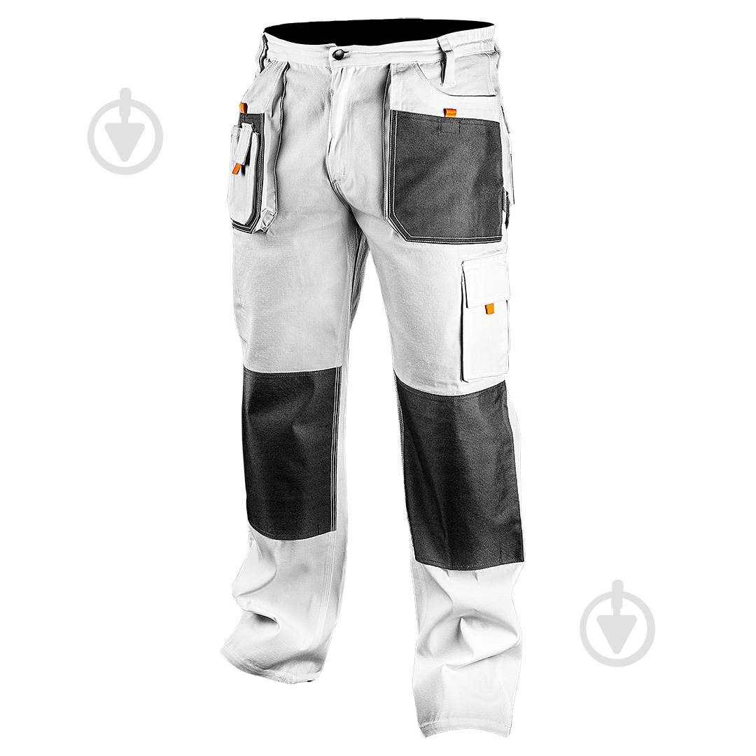 Брюки рабочие NEO tools р. L 81-120 белый - фото 1 Брюки рабочие NEO tools р. L 81-120 белый - фото 1