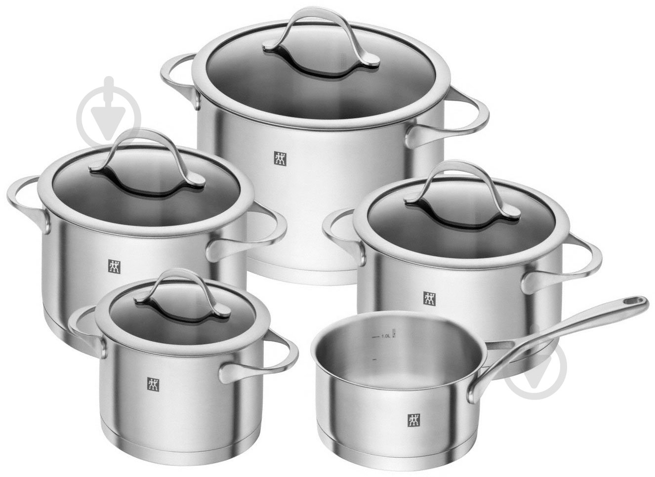 Набор кастрюль Zwilling J.A. Henckels Essence 9 предметов 66220-002 - фото 1 Набор кастрюль Zwilling J.A. Henckels Essence 9 предметов 66220-002 - фото 1